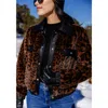 Fabulous Furs Billie Bomber Jacket In Leopard/black In Multi