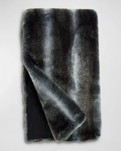 Fabulous Furs Couture Collection Faux-fur Throw In Grey