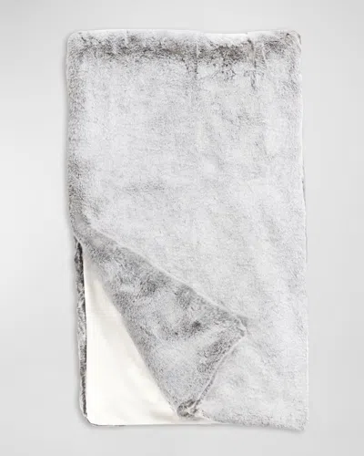 Fabulous Furs Couture Collection Faux-fur Throw In Grey