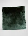 Fabulous Furs Couture Collection Pillow In Green