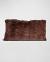 Fabulous Furs Couture Collection Pillow In Brown