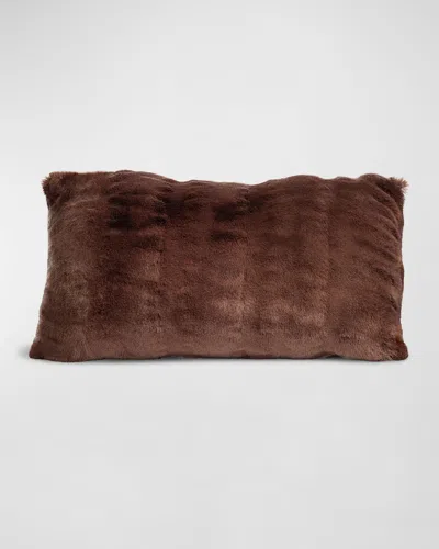 Fabulous Furs Couture Collection Pillow In Brown