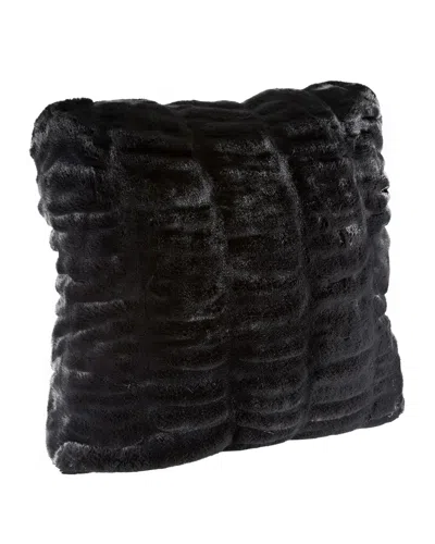 Fabulous Furs Couture Collection Pillow In Black