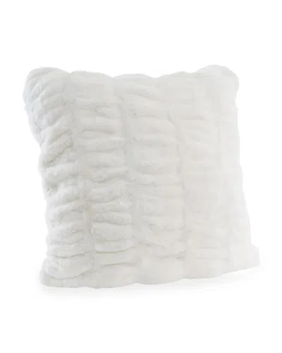 Fabulous Furs Couture Collection Pillow In White