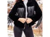Fabulous Furs Farrah Fringe Jacket In Black In Black