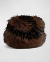 Fabulous Furs Faux Fur Cossack Hat In Brown