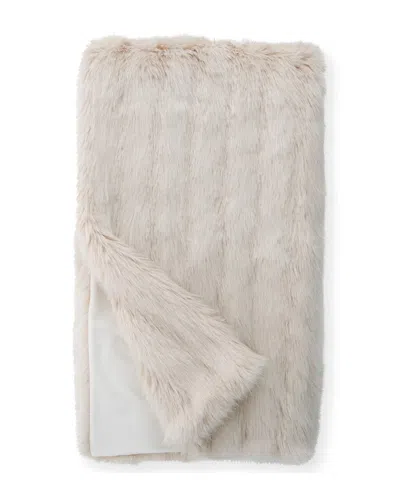 Fabulous Furs Limited Edition Faux-fur Throw In Neutral