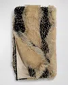 Fabulous Furs Limited Edition Faux-fur Throw In Ivory Fox