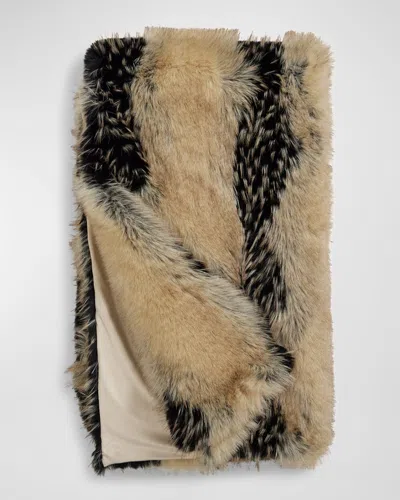 Fabulous Furs Limited Edition Faux-fur Throw In Brown