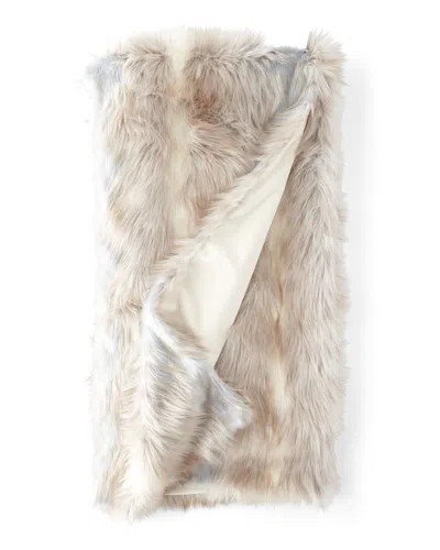 Fabulous Furs Limited Edition Faux-fur Throw In Multi
