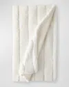 Fabulous Furs Posh Faux-fur Throw Blanket In White