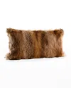Fabulous Furs Signature Series Faux Fur Pillow In Fisher