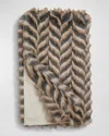 Fabulous Furs Signature Series Faux-fur Throw In Brown