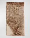 Fabulous Furs Signature Series Faux-fur Throw In Vintage Leopard