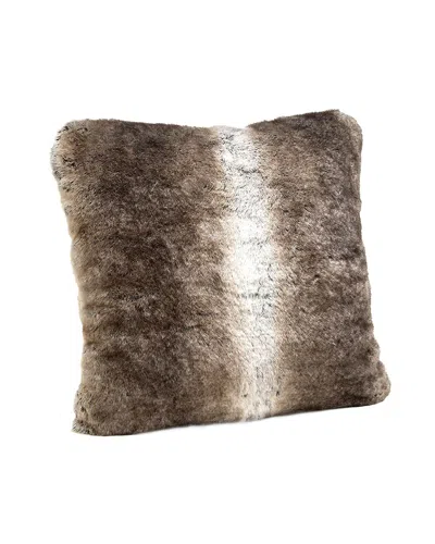 Fabulous Furs Signature Series Pillow In Grey Rabbit