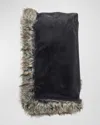 FABULOUS FURS WEIGHTED LUXURY FAUX FUR THROW BLANKET