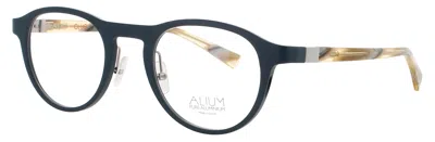 Face À Face Face A Face Alium Club 1 Men's Metal Eyeglasses 48-23-140 In White