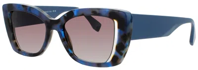 Face À Face Face A Face Ashoka 1 Acetate Sunglasses 52-17-143 With Case In Blue