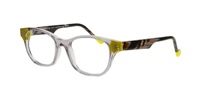 Face À Face Blake 1 Men's Glasses, Grey, Size 51 In Light Grey On Peach
