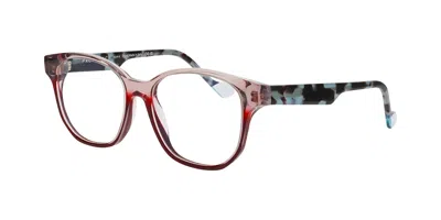 Face À Face Blake 2 Men's Glasses, Red, Size 53 In Gradient Clear To Red