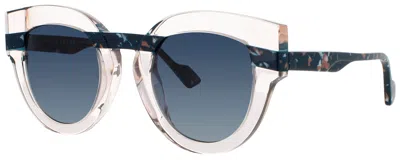 Face À Face Face A Face Blank 1 Sunglasses 50-26-145 Acetate Italy Case Included In Blue