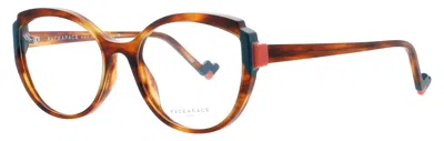 Face À Face Face A Face Bocca Bloom 1 Acetate Eyeglasses 52-17-140 In 167 - Brown Horn / Demo