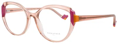 Face À Face Face A Face Bocca Bloom 1 Acetate Eyeglasses 52-17-140 In Transparent