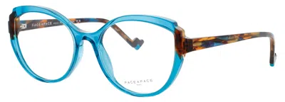 Face À Face Face A Face Bocca Bloom 1 Acetate Eyeglasses, Size 52-17-140 In Blue