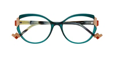 Face À Face Bocca Bloom 1 Women's Glasses, Blue, Size 52 In Green