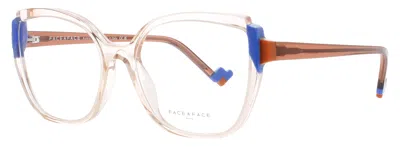 Face À Face Face A Face Bocca Bloom 2 Acetate Eyeglasses 53-16-140 In 3064 - Peach Transparent / Demo