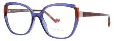 Face À Face Face A Face Bocca Bloom 2 Acetate Eyeglasses For Women, 53-16-140 In 008 - Ink Blue / Demo