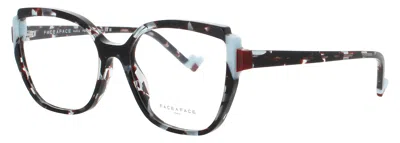 Face À Face Face A Face Bocca Bloom 2 Tortoise-inspired Acetate Women's Eyeglasses (53-16-140) In Blue