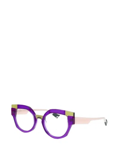 Face À Face Bocca Chance 1 Geometric-frame Glasses In Purple