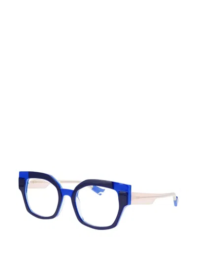 Face À Face Bocca Chance 2 Geometric-frame Glasses In White