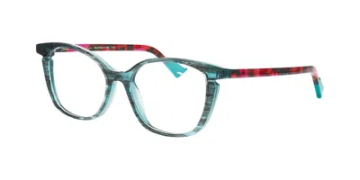 Face À Face Bocca Fame 3 0486 Occhiali Da Vista Verdi Per Donna (solo Montatura)