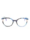 Face À Face Bocca Kuma 1 Cat-eye Frame Glasses In Blue