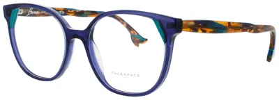 Face À Face Face A Face Bocca Lemon 3 Acetate Eyeglasses 54-17-145 In Blue