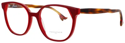 Face À Face Face A Face Bocca Lemon 3 Acetate Eyeglasses 54-17-145 For Women In Red