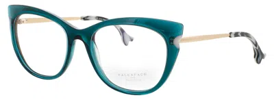 Face À Face Face A Face Bocca Mania 1 Acetate Eyeglasses 53-18-140 In White