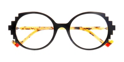 Face À Face Bocca Pixel 3 1896 Occhiali Da Vista Neri Per Donna (solo Montatura)