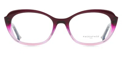 Face À Face Bocca Plum 1 4595 Occhiali Da Vista Rosa Per Donna (solo Montatura)