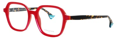 Face À Face Face A Face Bocca Sculpt 2 Acetate Eyeglasses, 51-20-145 In Red