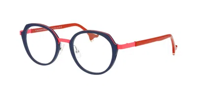 Face À Face Bocca Sydney 3 9905 Occhiali Da Vista Blu Per Donna (solo Montatura)