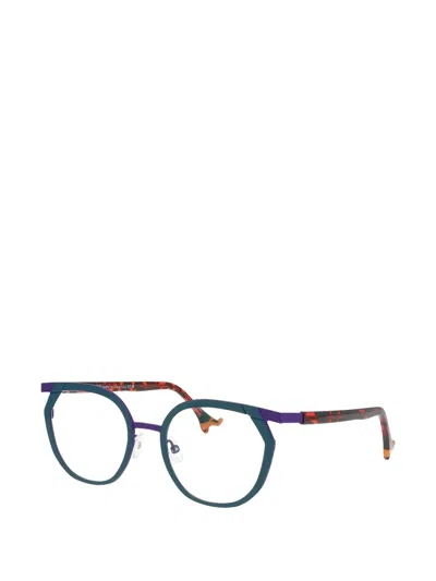 Face À Face Boccacocto2 Geometric-frame Glasses In Blue