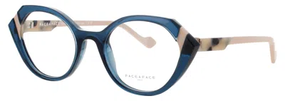 Face À Face Face A Face Cat-eye Acetate Eyeglasses 50-20-140 In Blue