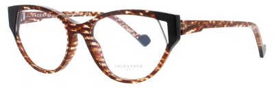 Face À Face Face A Face Cat-eye Acetate Eyeglasses 55-17-140 In 6300 - Checkered Tortoise / Demo