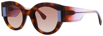 Face À Face Face A Face Cat-eye Acetate Sunglasses 49-23-145 In Red