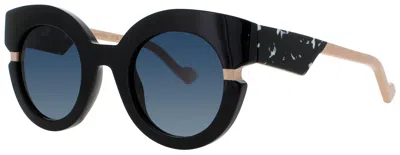 Face À Face Face A Face Cat-eye Sunglasses 48-25-142 In Black