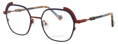 Face À Face Face A Face Cilao 2 Women's Metal Eyeglasses 49-20-144 In Red