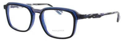 Face À Face Face A Face Cloud 2 Men's Acetate Eyeglasses 55-19-150 In Blue